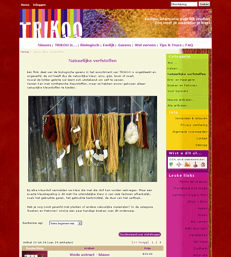 Homepage trikoo.nl